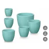 Set of pots Ibergarden Turquoise Clay Ø 14 cm Ø 22 cm Ø 17 cm 3 Pieces