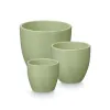 Puodų rinkinys Ibergarden Mėtos Molis Ø 14 cm Ø 22 cm Ø 17 cm 3 Dalys