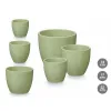 Set of pots Ibergarden Mint Clay Ø 14 cm Ø 22 cm Ø 17 cm 3 Pieces