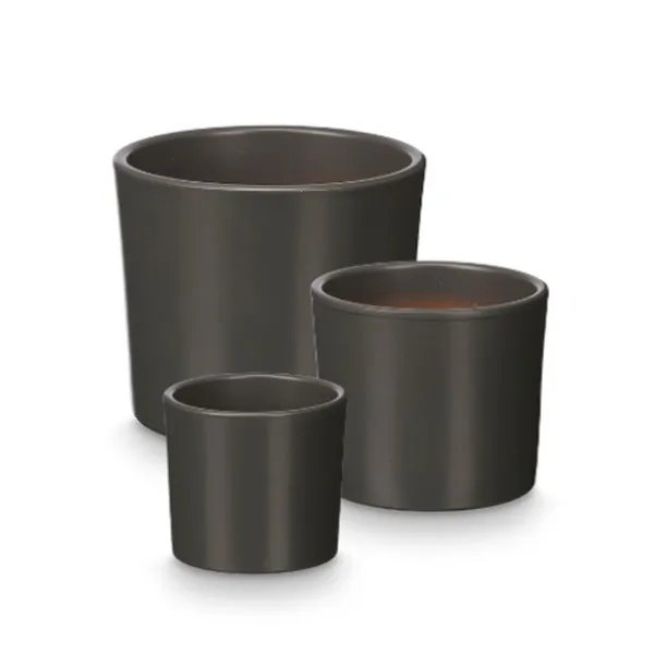 Katlu komplekts Ibergarden Antracīts Māls Ø 14 cm Ø 22 cm Ø 17 cm 3 Daudzums