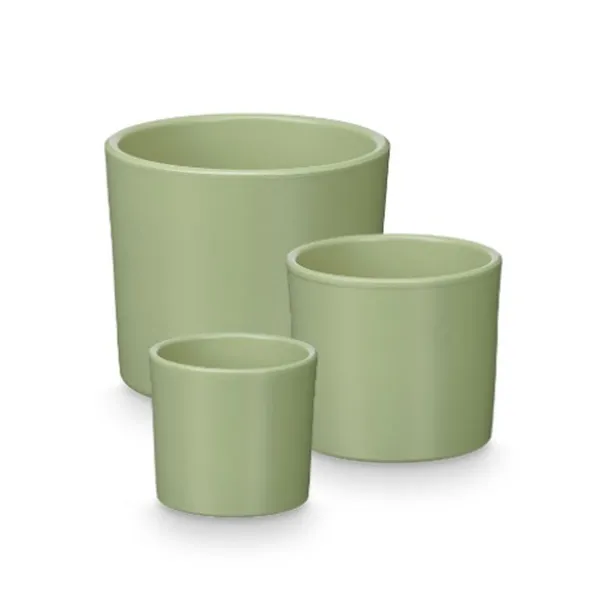 Katlu komplekts Ibergarden Piparmētra Māls Ø 14 cm Ø 22 cm Ø 17 cm 3 Daudzums