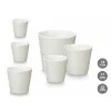 Set of pots Ibergarden White Clay Ø 14 cm Ø 22 cm Ø 17 cm 3 Pieces
