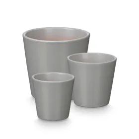 Katlu komplekts Ibergarden Pelēks Māls Ø 14 cm Ø 22 cm Ø 17 cm 3 Daudzums