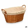 Multi-purpose basket Kipit Natural Polyester Cotton wicker (12 Units)