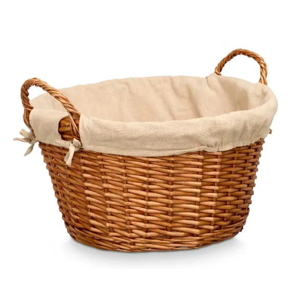 Basket Kipit Natural Polyester Cotton wicker (12 Units)