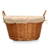 Basket Kipit Natural Polyester Cotton wicker (12 Units)