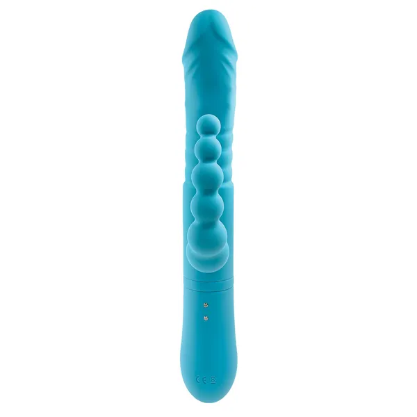 Double Penetration Stroker Adam & Eve Rabbit Blue