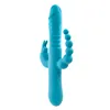 Double Penetration Stroker Adam & Eve Rabbit Blue