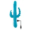 Double Penetration Stroker Adam & Eve Rabbit Blue