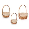 Basket set Kipit Natural Polyester Cotton wicker 3 Pieces (8 Units)