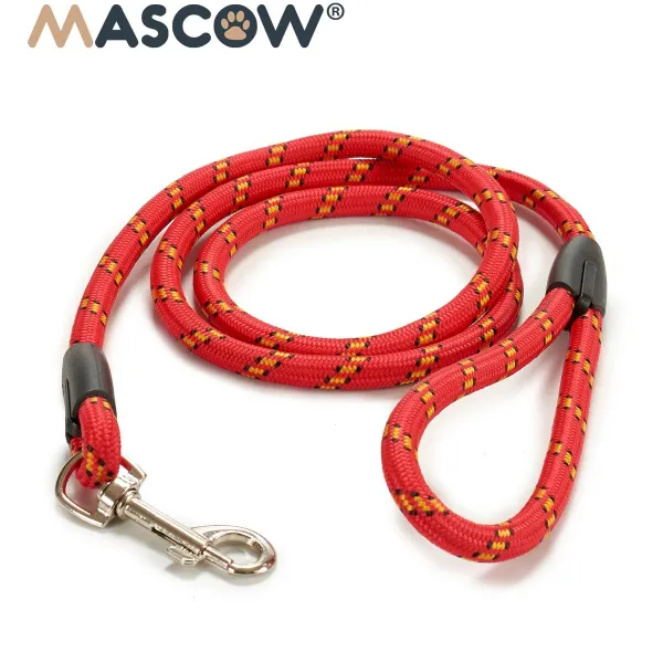 Suņa pavadas Mascow Zils Melns Sarkans 120 x 1,2 x 6 cm (12 gb.)