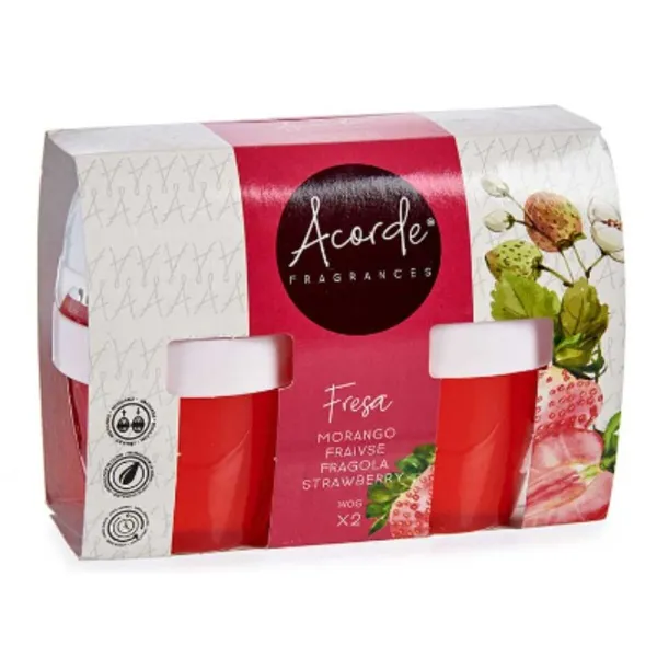 Gaisa atsvaidzinātāja komplekts Acorde Zemenes 2 Daudzums (12 gb.)