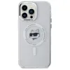 Karl Lagerfeld IML Metal Choupette Head MagSafe - Case for iPhone 13 Pro Max (White)