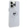 Karl Lagerfeld IML Metal Choupette Head MagSafe - Case for iPhone 13 Pro Max (White)