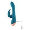 G-Spot Vibrator Adam & Eve Rabbit Green