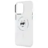 Karl Lagerfeld IML Metal Choupette Head MagSafe - Case for iPhone 13 Pro Max (White)