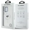 Karl Lagerfeld IML Metal Choupette Head MagSafe - Case for iPhone 13 Pro Max (White)