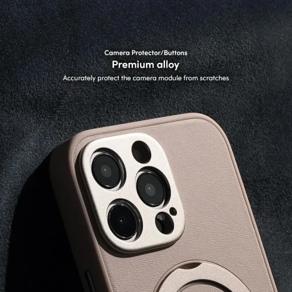 Moshi Kameleon MagSafe - Case for iPhone 16 Pro Max with Stand Function (Shell Pink)