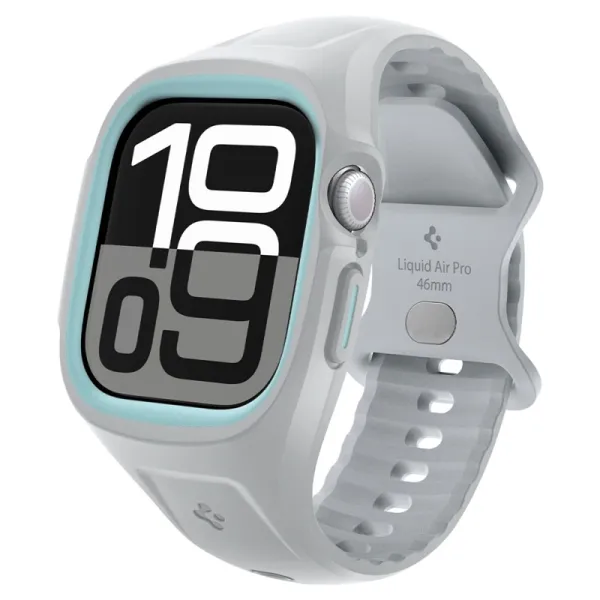 Spigen Liquid Air Pro - Band with Case for Apple Watch 10 46 mm (Grey)