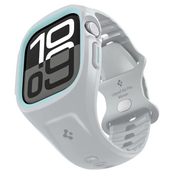 Spigen Liquid Air Pro - Band with Case for Apple Watch 10 46 mm (Grey)