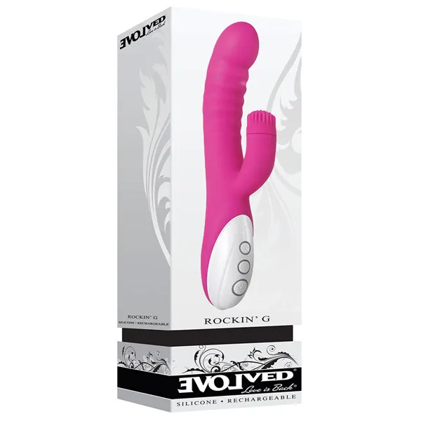 G-Spot Vibrator Evolved Rockin G Pink