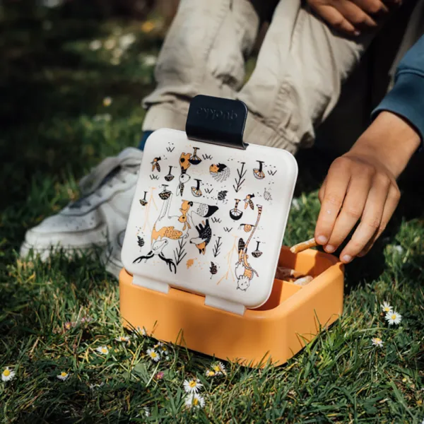 Quokka Twist Kids - Double Walled Food Container/Lunchbox (In The Woods)