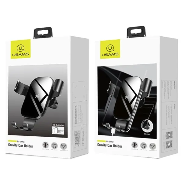 USAMS US-ZJ052 - Gravity car holder for air vents (Black)