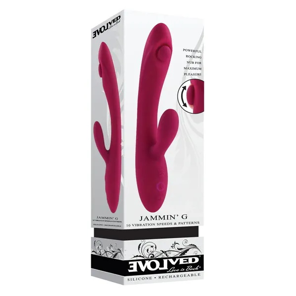 G-Spot Vibrator Evolved Jammin G Red