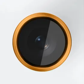 3mk HARDY Lens Protection Pro - Camera Lens Glass for iPhone 17 Pro / iPhone 17 Pro Max (Orange)