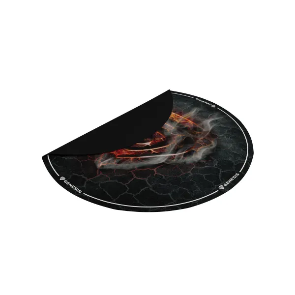 Spēļu Paklājiņš Genesis Tellur 400 - Lava Ø 100 cm Drāna Apaļa