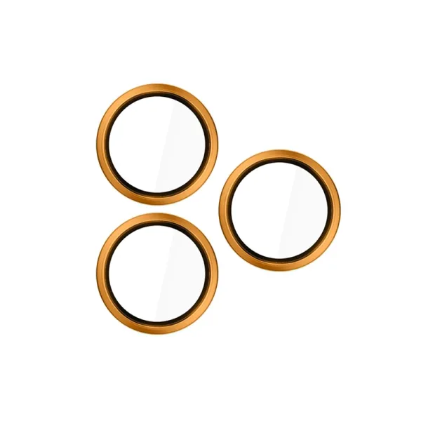 3mk HARDY Lens Protection Pro - Camera Lens Glass for iPhone 17 Pro / iPhone 17 Pro Max (Orange)