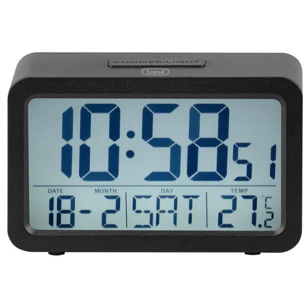 Table clock Trevi 0SL3P6000 Black