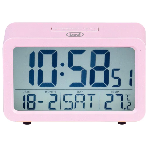 Table clock Trevi 0SL3P6008 Pink