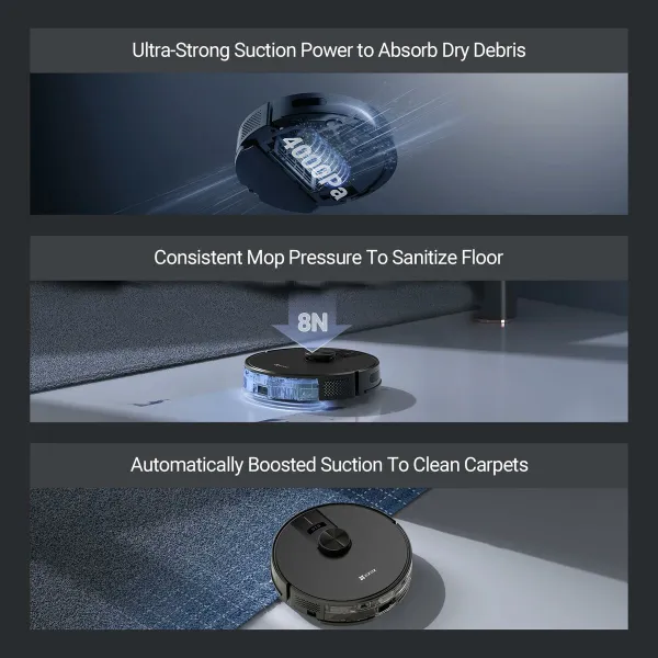 Robots Putekļu Sūcējs Ezviz CS-RE4P-PBT2