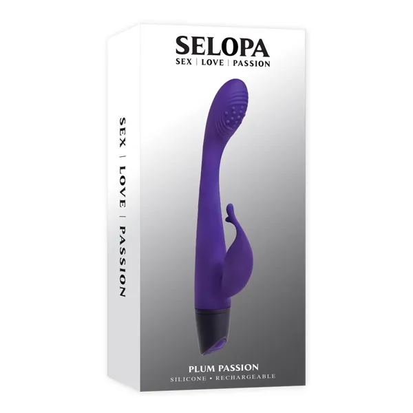 G-Spot Vibrator Selopa Plum Passion Purple