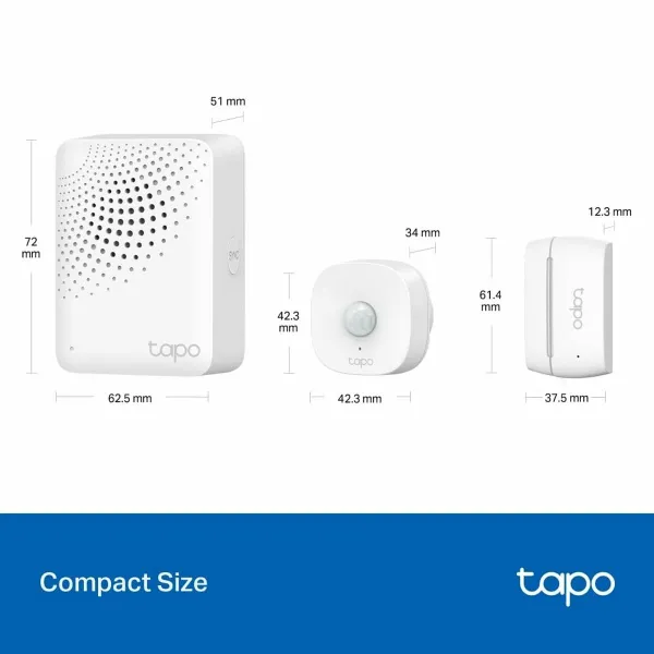 Movement Sensor TP-Link TAPO T30 KIT Wall mounting 4 Pieces