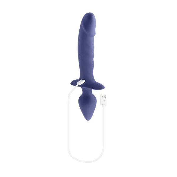 Cassini Anal Vibrator Black Gender X Dual Defender Purple