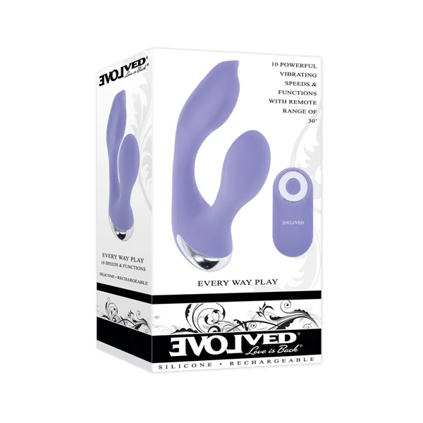 G-Spot Vibrator Evolved Every Way Play Purple