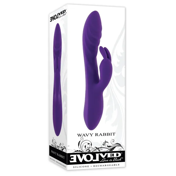 G-Spot Vibrator Evolved Rabbit Purple