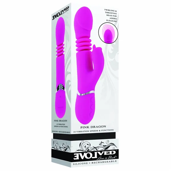 G-Spot Vibrator Evolved Dragon Pink