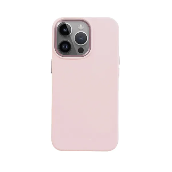 Crong Color Cover LUX Magnetic - iPhone 15 Pro MagSafe Case (Pink)