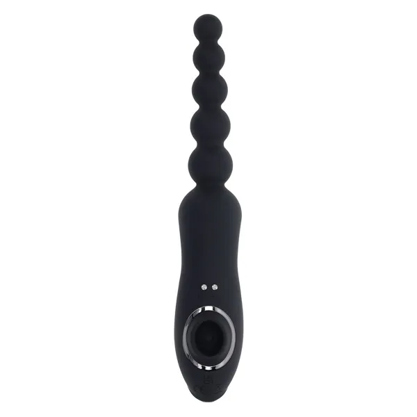 Cassini Anal Vibrator Black Playboy Let it Bead Black