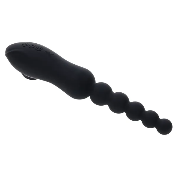 Cassini Anal Vibrator Black Playboy Let it Bead Black