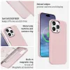 Crong Color Cover LUX Magnetic - iPhone 15 Pro MagSafe Case (Pink)