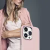 Crong Color Cover LUX Magnetic - iPhone 15 Pro MagSafe Case (Pink)