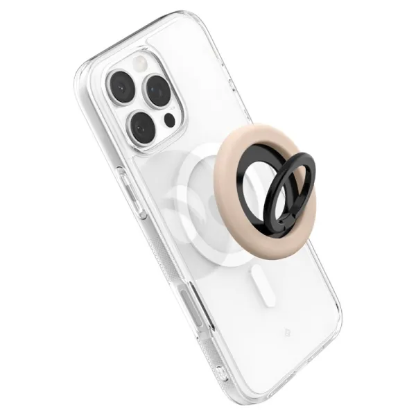 Spigen Nano Pop MagSafe Phone Ring - Finger holder with stand function (Coconut Beige)
