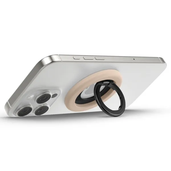 Spigen Nano Pop MagSafe Phone Ring - Finger holder with stand function (Coconut Beige)