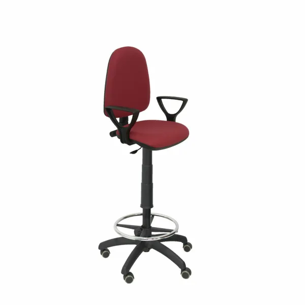 taburete Ayna bali Piqueras y Crespo T04CP Sarkans Sarkanbrūns PVC