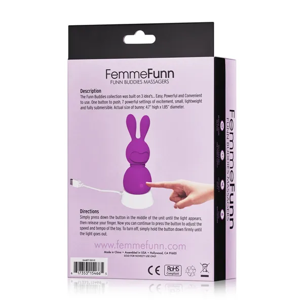 Mini-Vibrator FemmeFun Bunny Purple