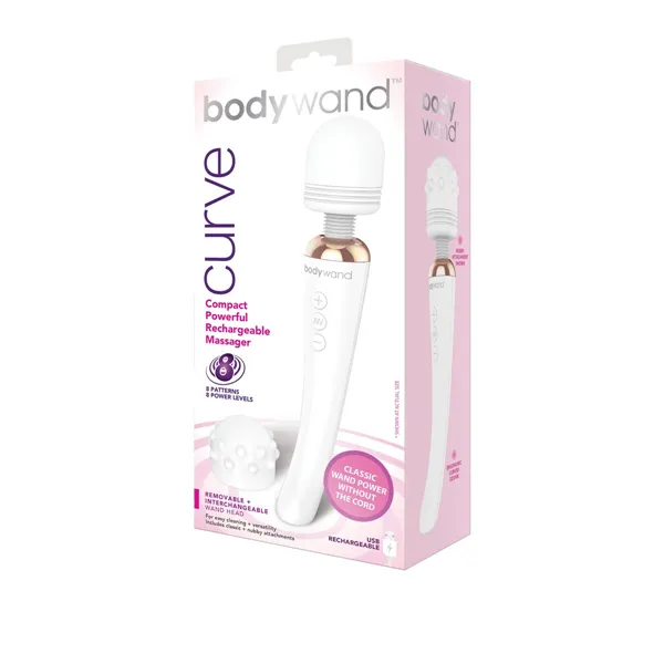 PalmPower-Recharge Wand Massager Curve Bodywand